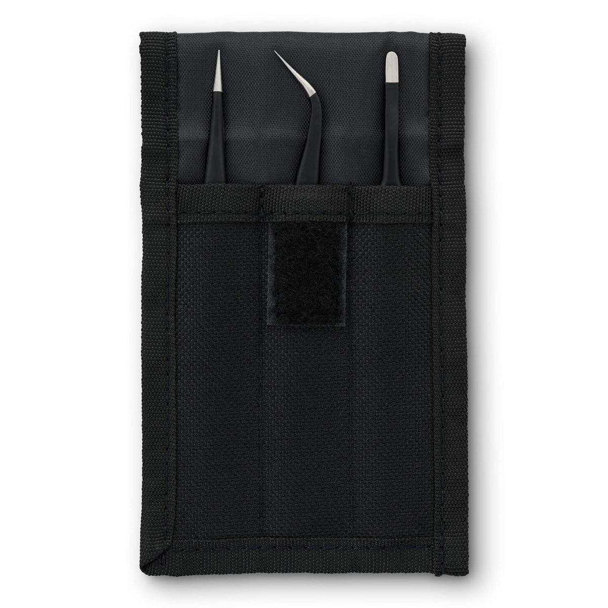 3-Piece Precision Tweezer Set with Fine, Angled & Blunt Tips