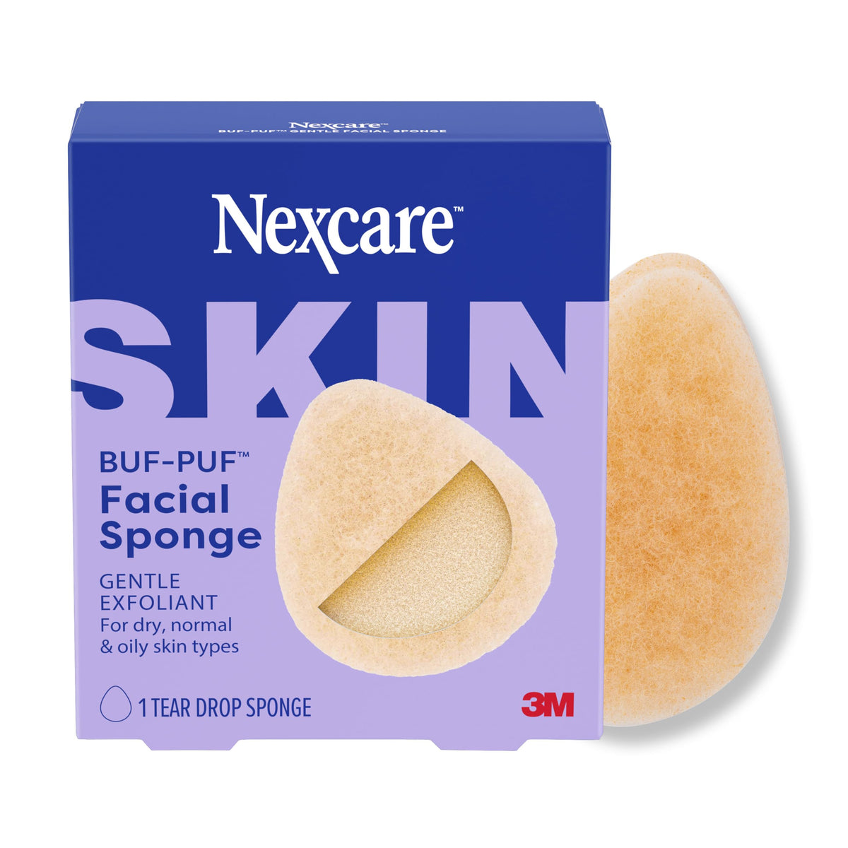 12-Pack Reusable Exfoliating Facial Cleansing Sponges