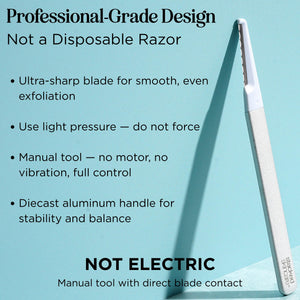 Dermaplaning Tool Kit with Replacement Precision Blades