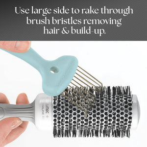 2-in-1 Hair Brush Cleaner Tool for All Brush Types