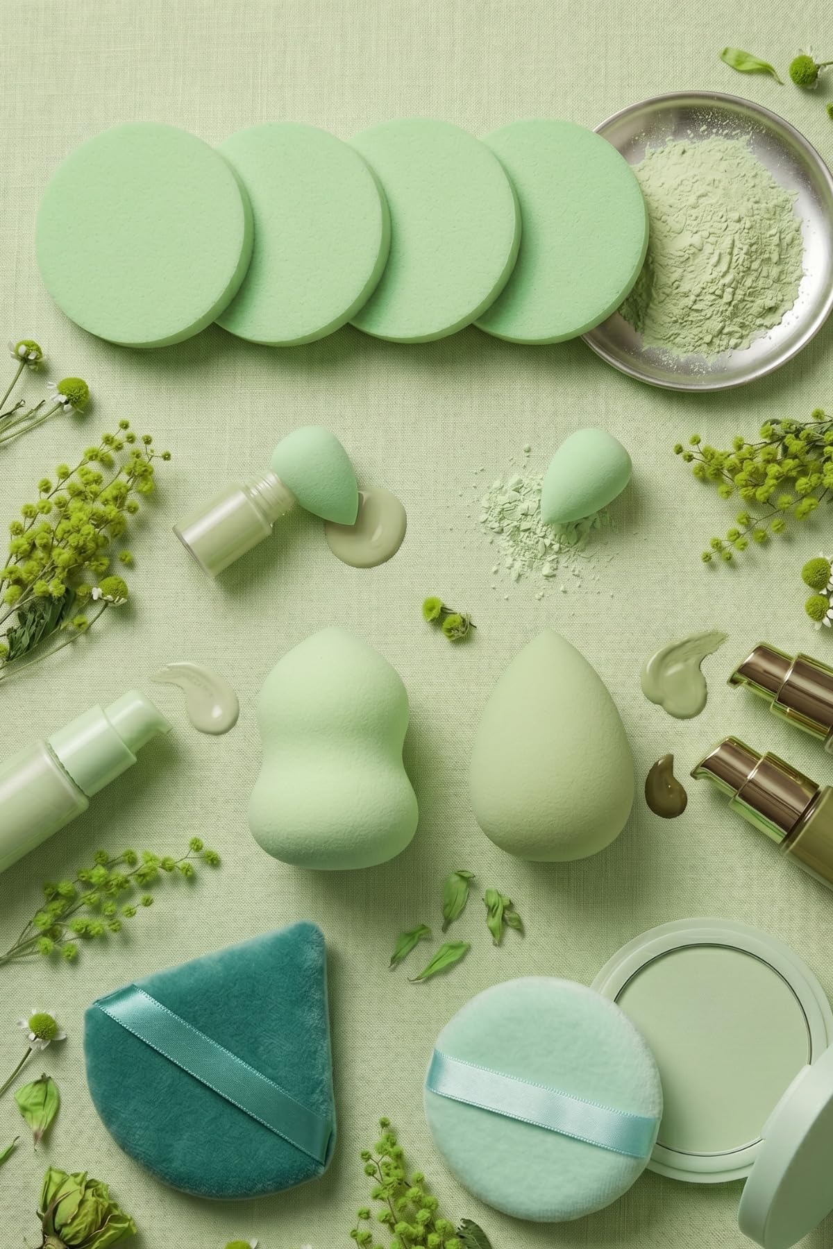 10-Piece Makeup Sponge & Blender Puff Set for Face Makeup