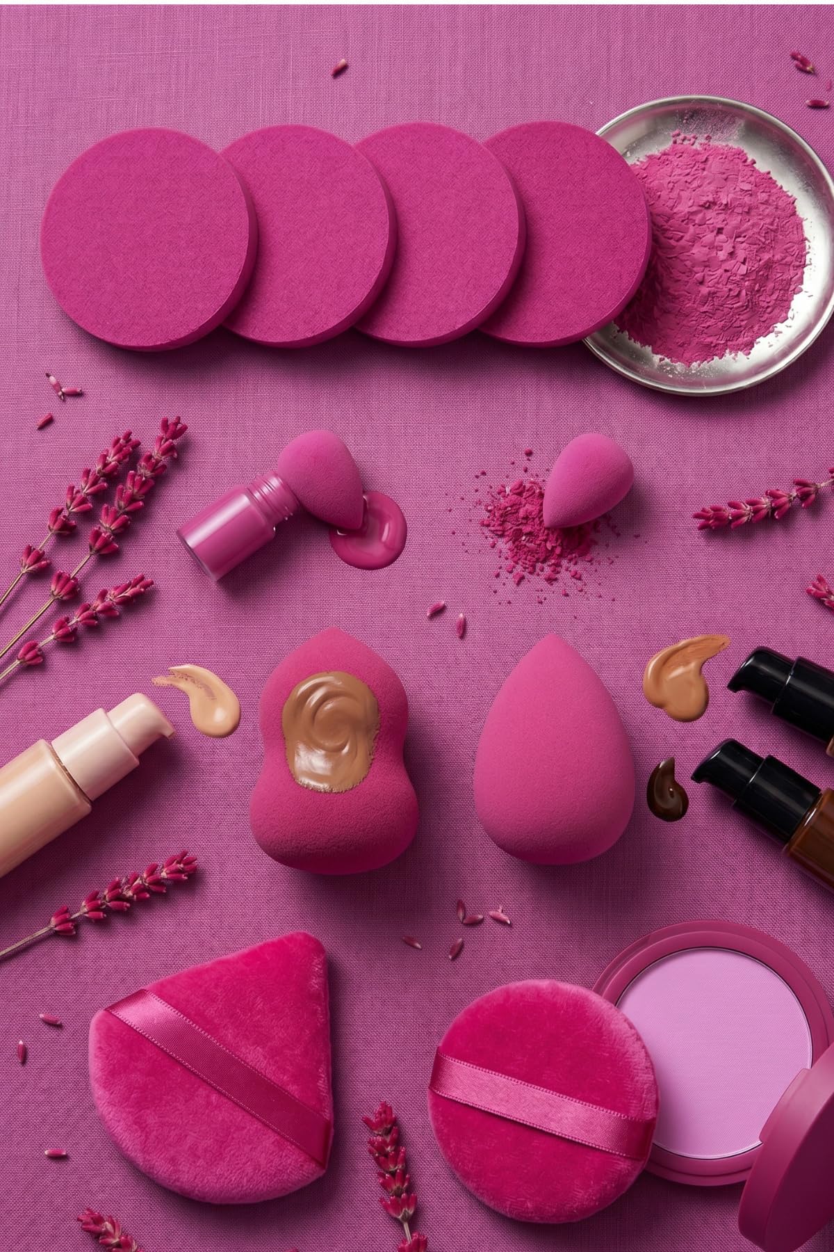 10-Piece Makeup Sponge & Blender Puff Set for Face Makeup