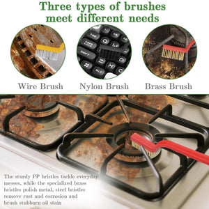 Multifunctional Crevice, Grout & Straw Cleaning Brush