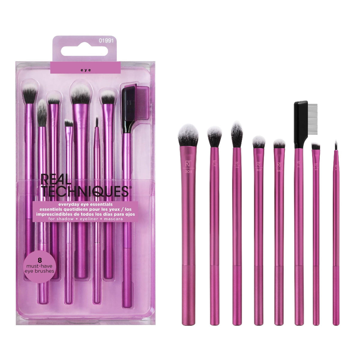 Professional Eye Makeup Brush Kit for Blending & Detail