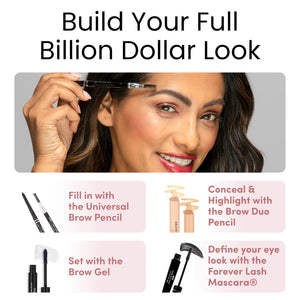 Symmetrical Eyebrow Shaping & Grooming Tool Kit