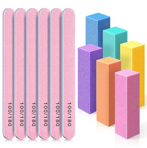 Professional Nail File & Buffer Set for Manicure and Nail Care