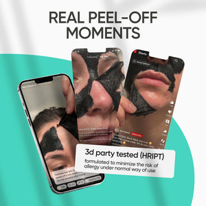 Charcoal Peel-Off Face Mask for Pore Cleansing & Oil Control