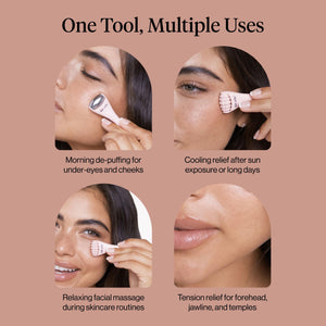 Cooling Facial Ice Roller for Women’s Skincare Routine