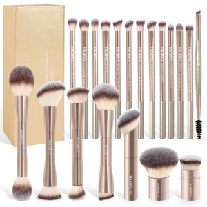 20-Piece Double-Ended Makeup Brush Set with Gift Box