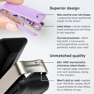 Precision Stainless Steel Fingernail Clipper for Men & Women