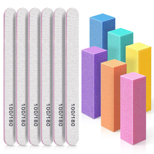 Professional Nail File & Buffer Set for Manicure and Nail Care