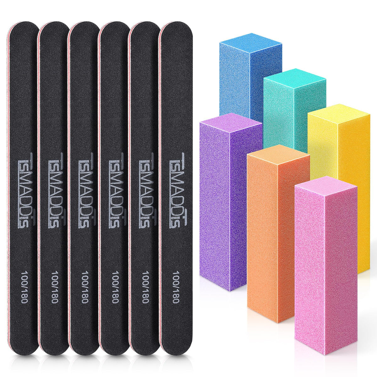 Professional Nail File & Buffer Set for Manicure and Nail Care