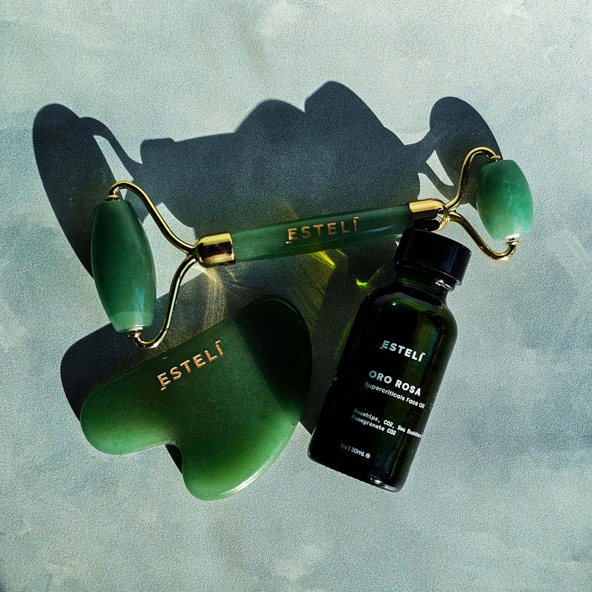 Aventurine & Gold Daily Skincare Ritual Tool Set